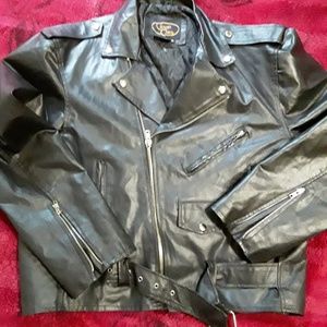 Xl leather motorcycle jacket